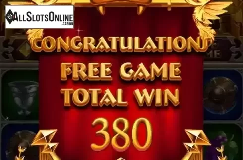 Total Win in Free Spins Screen