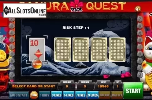 Risk game screen