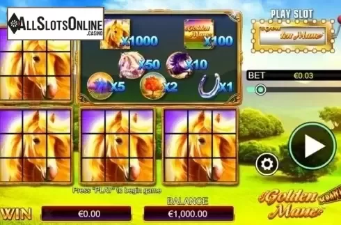 Game Screen 1. Scratch Golden Mane from NextGen