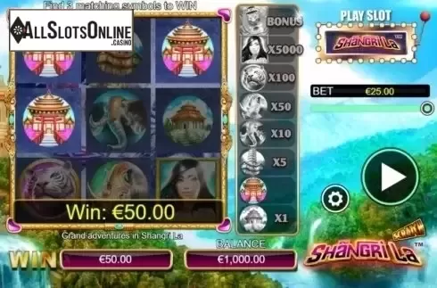Game Screen 2. Scratch Shangri La from NextGen