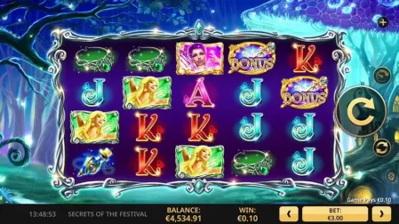 Secrets of the Festival slot screenshot 1