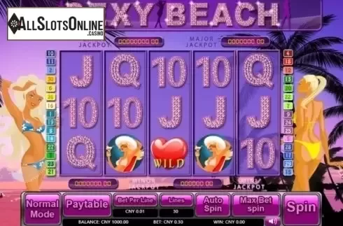 Reel Screen. Sexy Beach from Aiwin Games