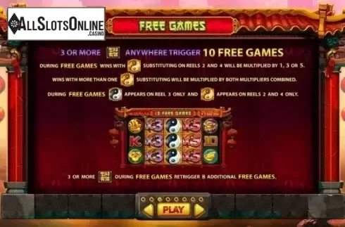 Paytable 3. Sheng Cai You Dao from Skywind Group