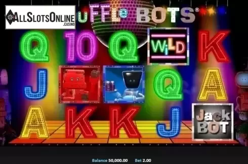 Reel Screen. Shuffle Bots from Realistic