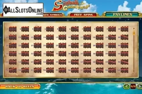 Screen5. Sinbad's Golden Voyage from Playtech