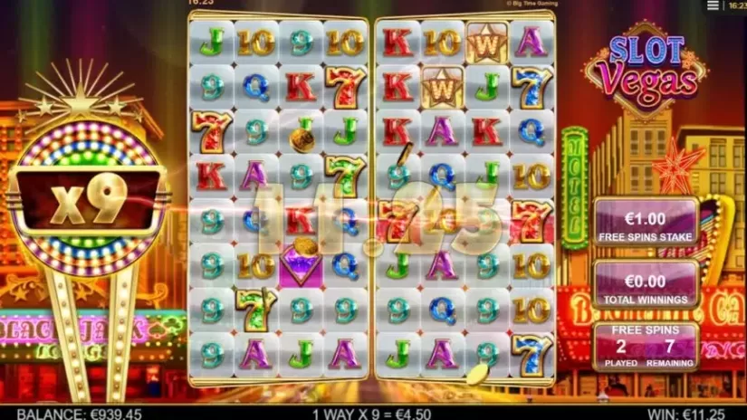 Slot Vegas Megaquads slot screenshot 4