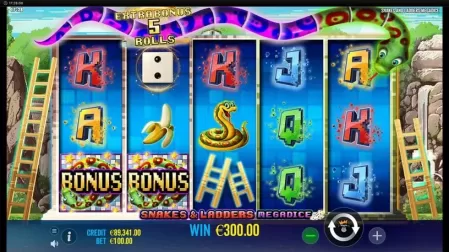 Snakes and Ladders Megadice slot screenshot 4