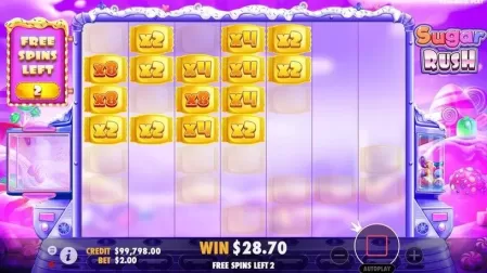 Sugar Rush slot screenshot 1