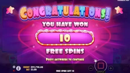 Sugar Rush slot screenshot 5