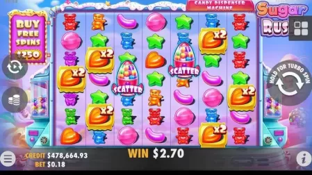 Sugar Rush slot screenshot 4
