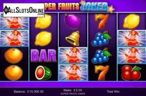 Reel Screen. Super Fruits Joker from Inspired Gaming
