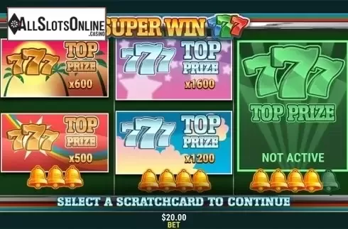 Game workflow 2. Super Win (Slot Factory) from Slot Factory