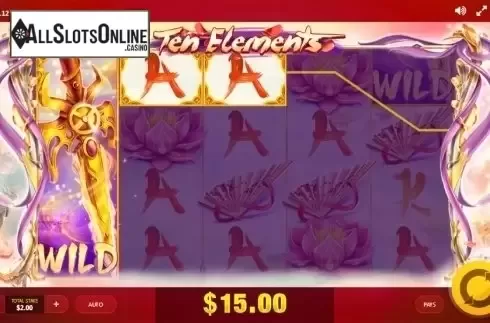 Screen 4. Ten Elements from Red Tiger