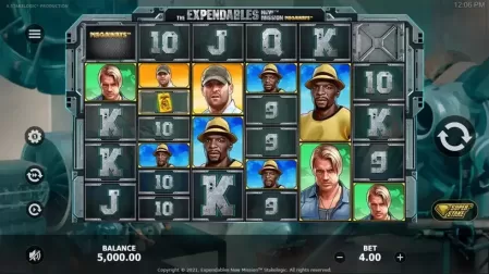 The Expendables New Mission Megaways slot screenshot 1