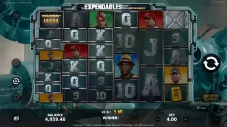The Expendables New Mission Megaways slot screenshot 2