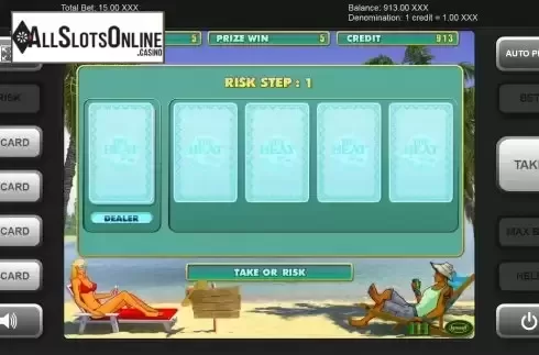 Risk game screen