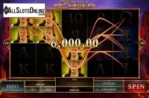 Win. The Mask of Zorro (Playtech) from Playtech