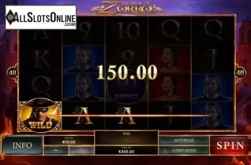 Wild. The Mask of Zorro (Playtech) from Playtech