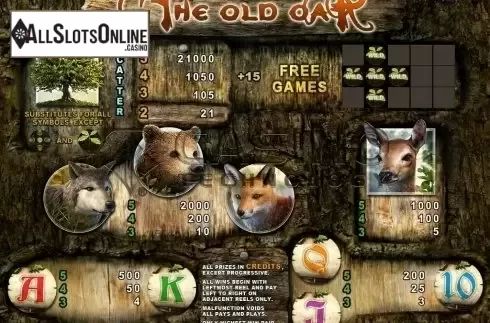 Screen4. The Old Oak from Casino Technology