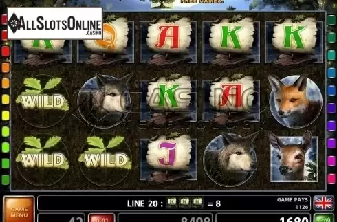 Screen3. The Old Oak from Casino Technology