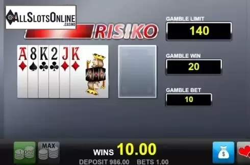 Risk Game screen