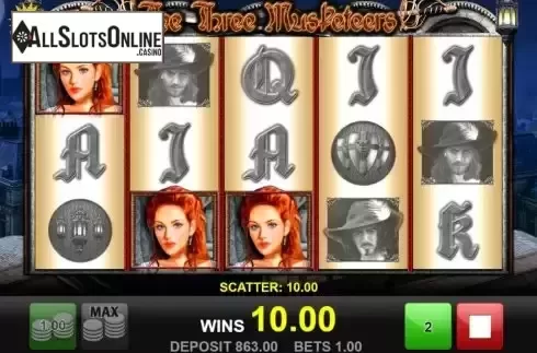 Free Spins screen