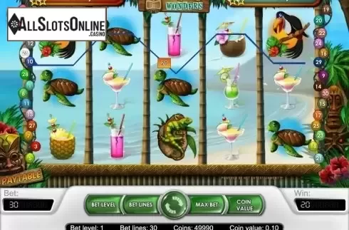 Screen4. Tiki Wonders from NetEnt