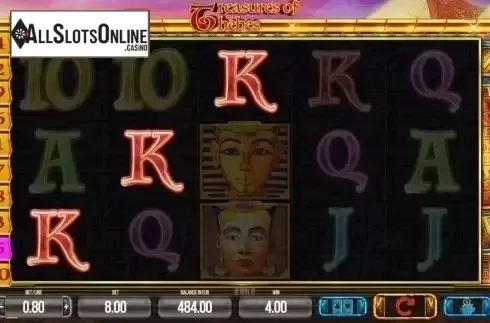 Win Screen. Treasures of Thebes from SYNOT