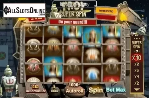 Screen7. Troy Super Spin from SkillOnNet