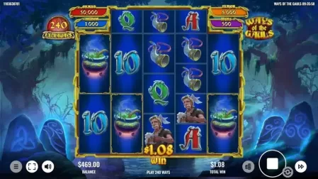 Ways of the Gauls slot screenshot 3