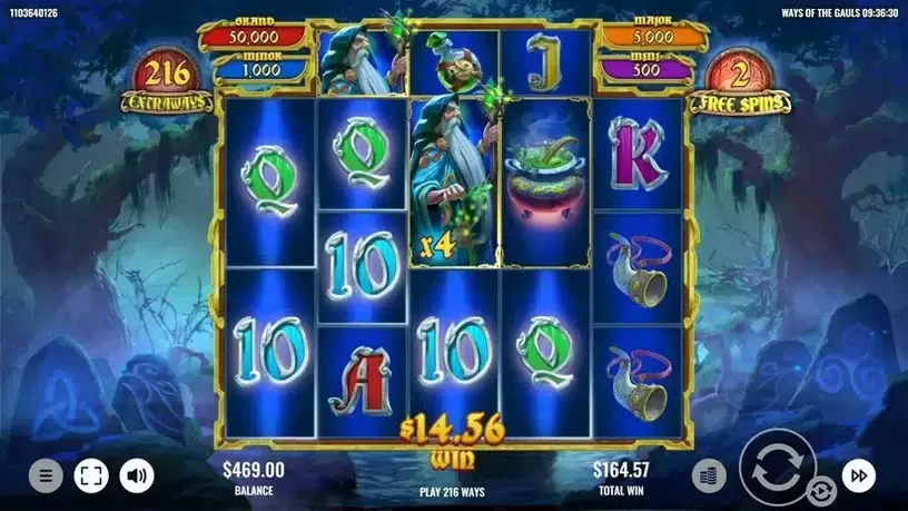 Ways of the Gauls slot screenshot 6