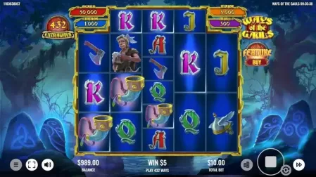 Ways of the Gauls slot screenshot 2