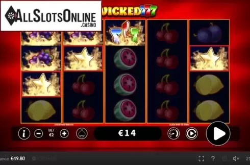 Win screen 3. Wicked 777 from Skywind Group