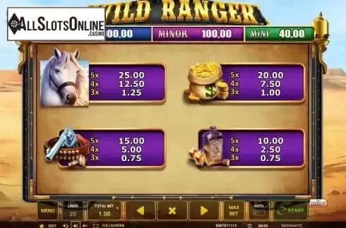 PayTable Screen