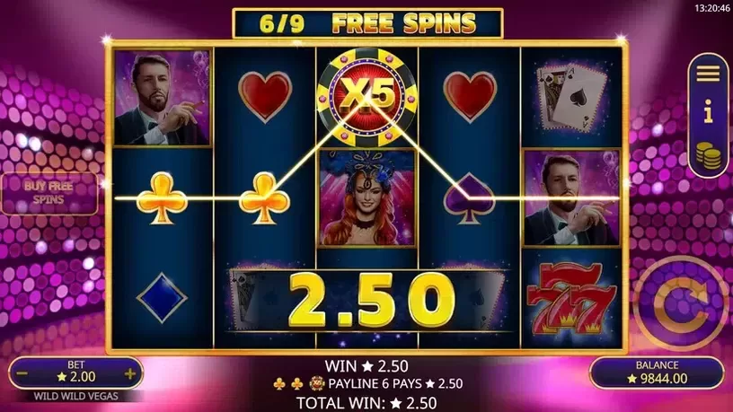 Wild Wild Vegas slot screenshot 7