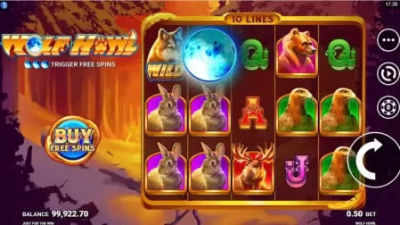 Wolf Howl slot screenshot 1