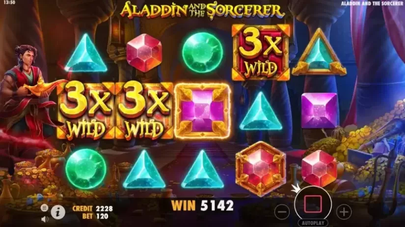 Aladdin and the Sorcerer slot screenshot 6