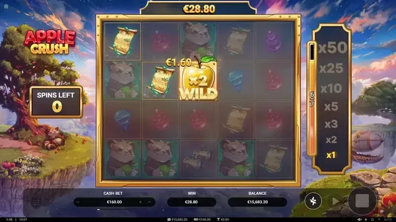 Apple Crush slot screenshot 4