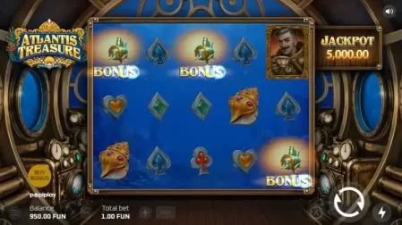 Atlantis Treasure slot screenshot 2