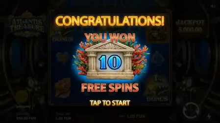Atlantis Treasure slot screenshot 3
