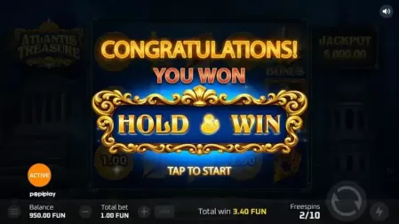 Atlantis Treasure slot screenshot 4