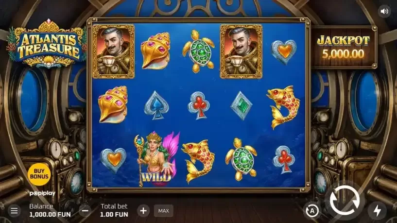 Atlantis Treasure slot screenshot 