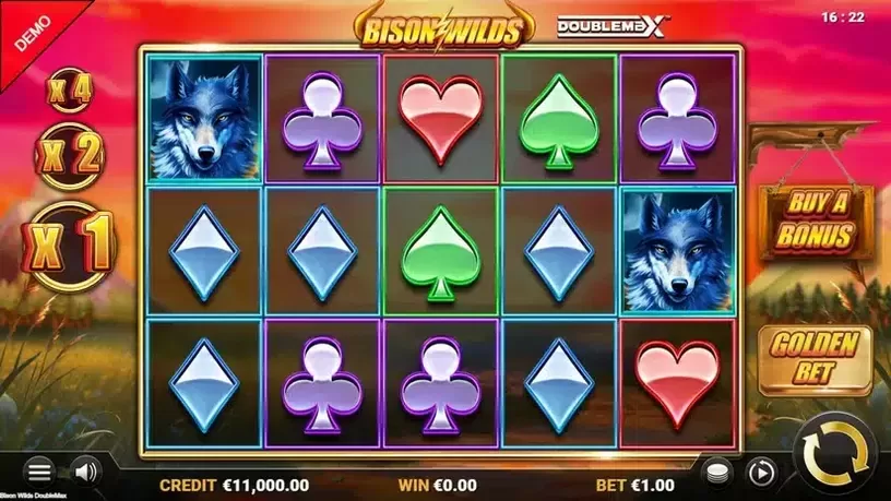 Bison Wilds DoubleMax slot screenshot 1