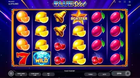 Blue Slot slot screenshot 1