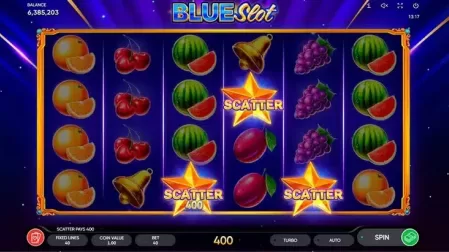 Blue Slot slot screenshot 3