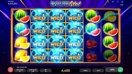 Blue Slot slot screenshot 2