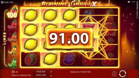 Burning Chilli X slot screenshot 4
