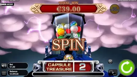 Capsule Treasure Thor’s Strike slot screenshot 7