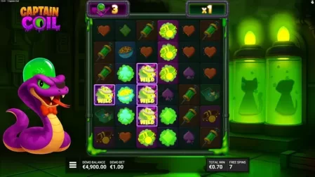 Captain Coil slot screenshot 5