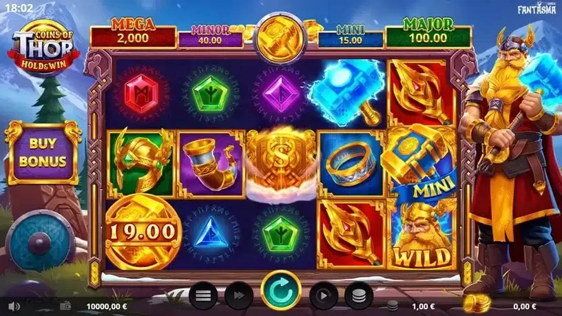 Coins of Thor slot screenshot 